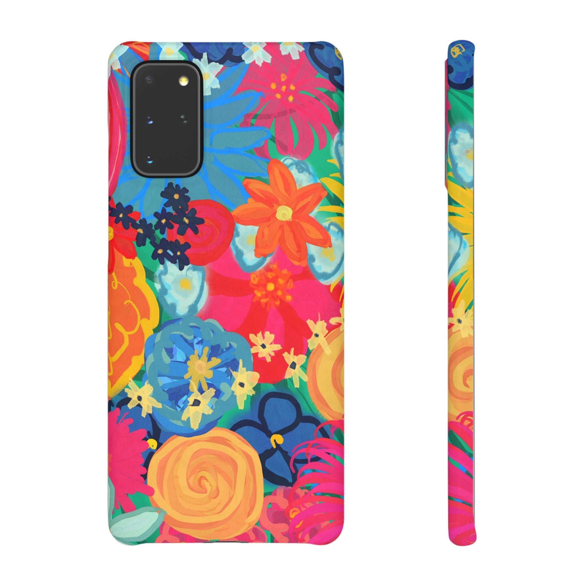 Bespattered Facade Bold Florals Snap Case