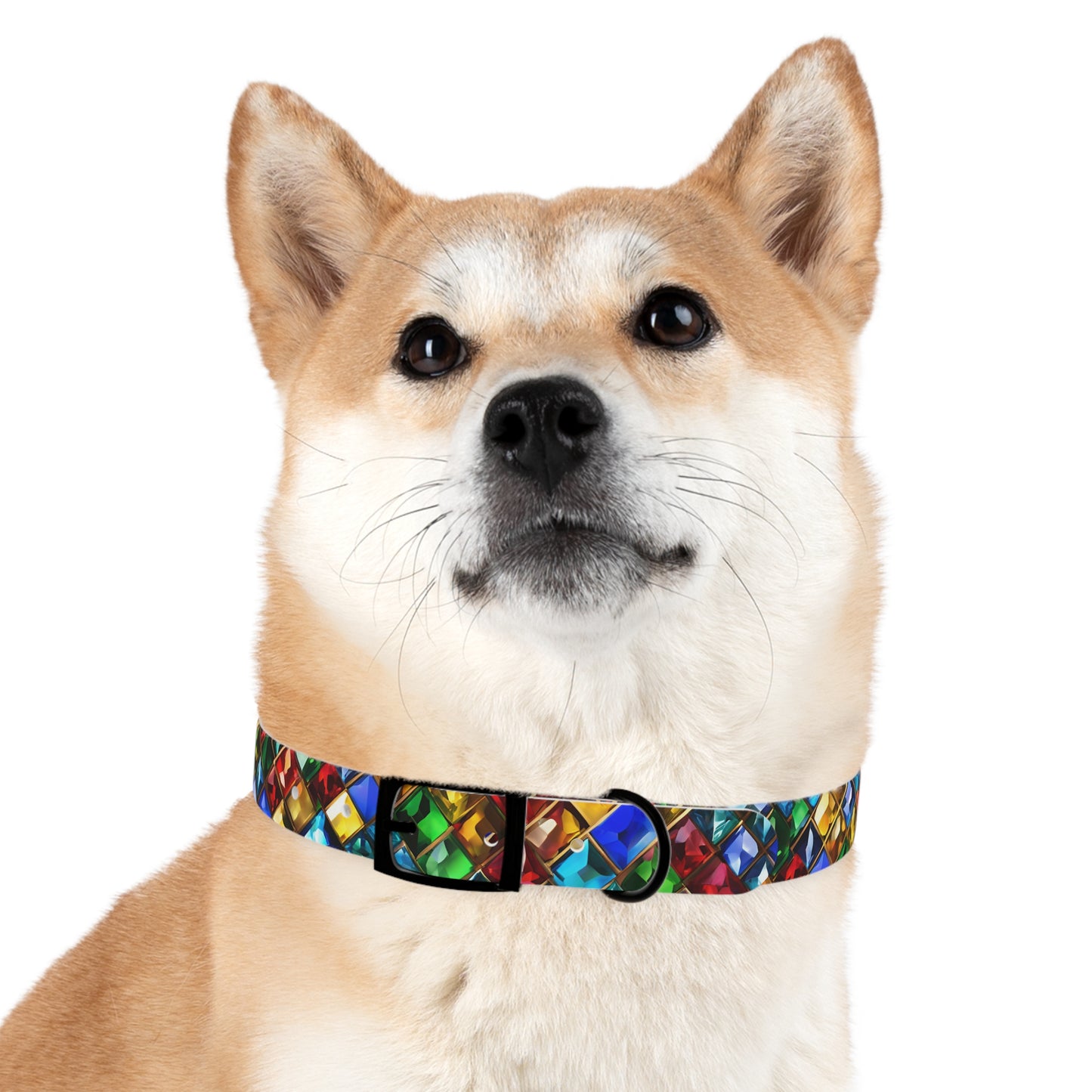 Collier pour chien à imprimé bijou