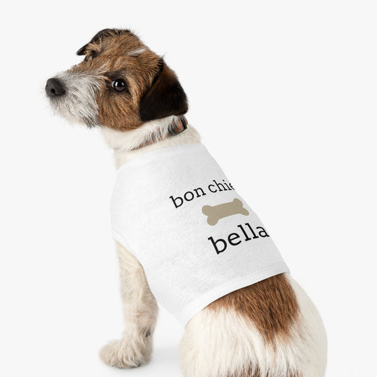 Customizable dog shirt - Bon chien (Good dog)