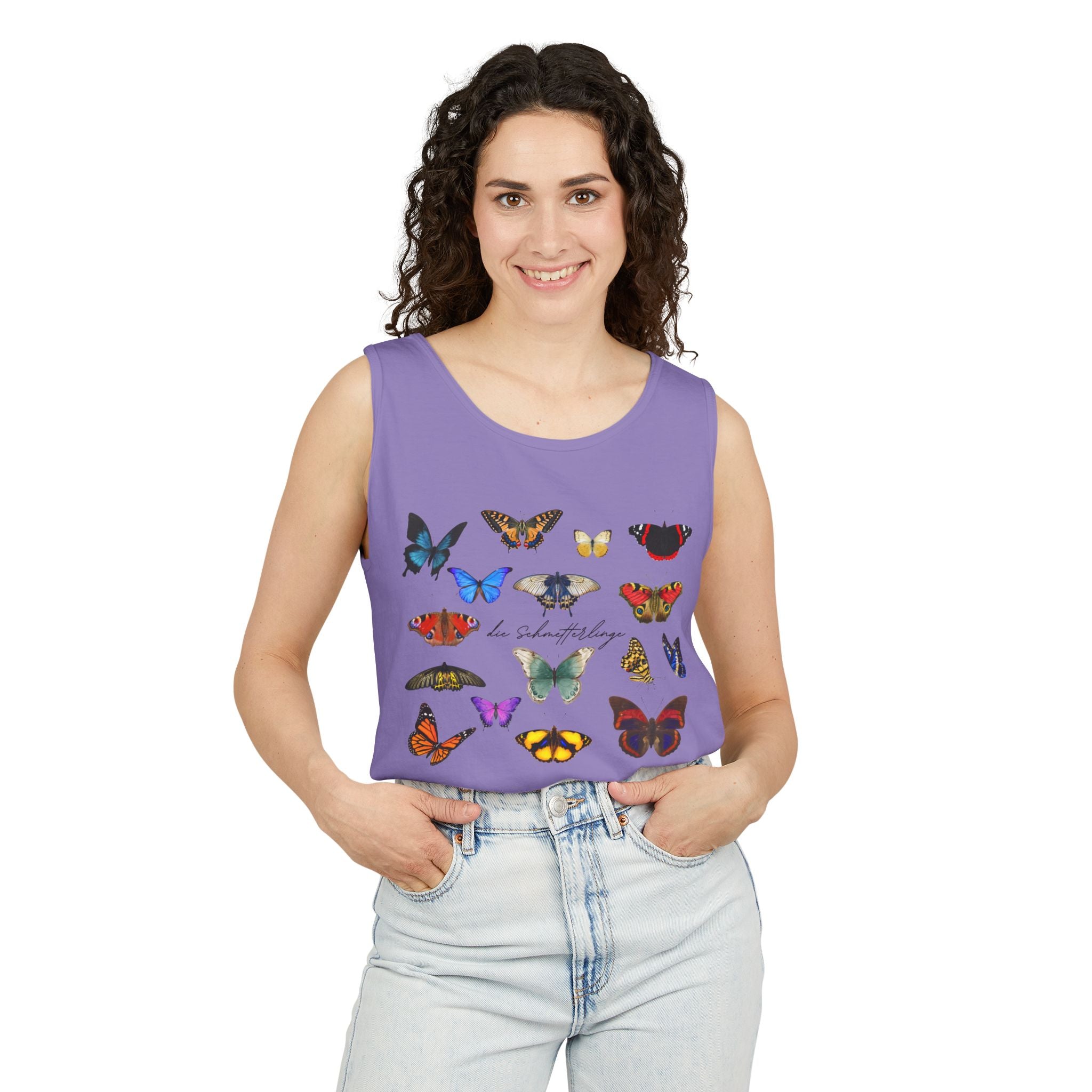 Die Schmetterlinge Tank Top — German Butterflies Graphic Tank