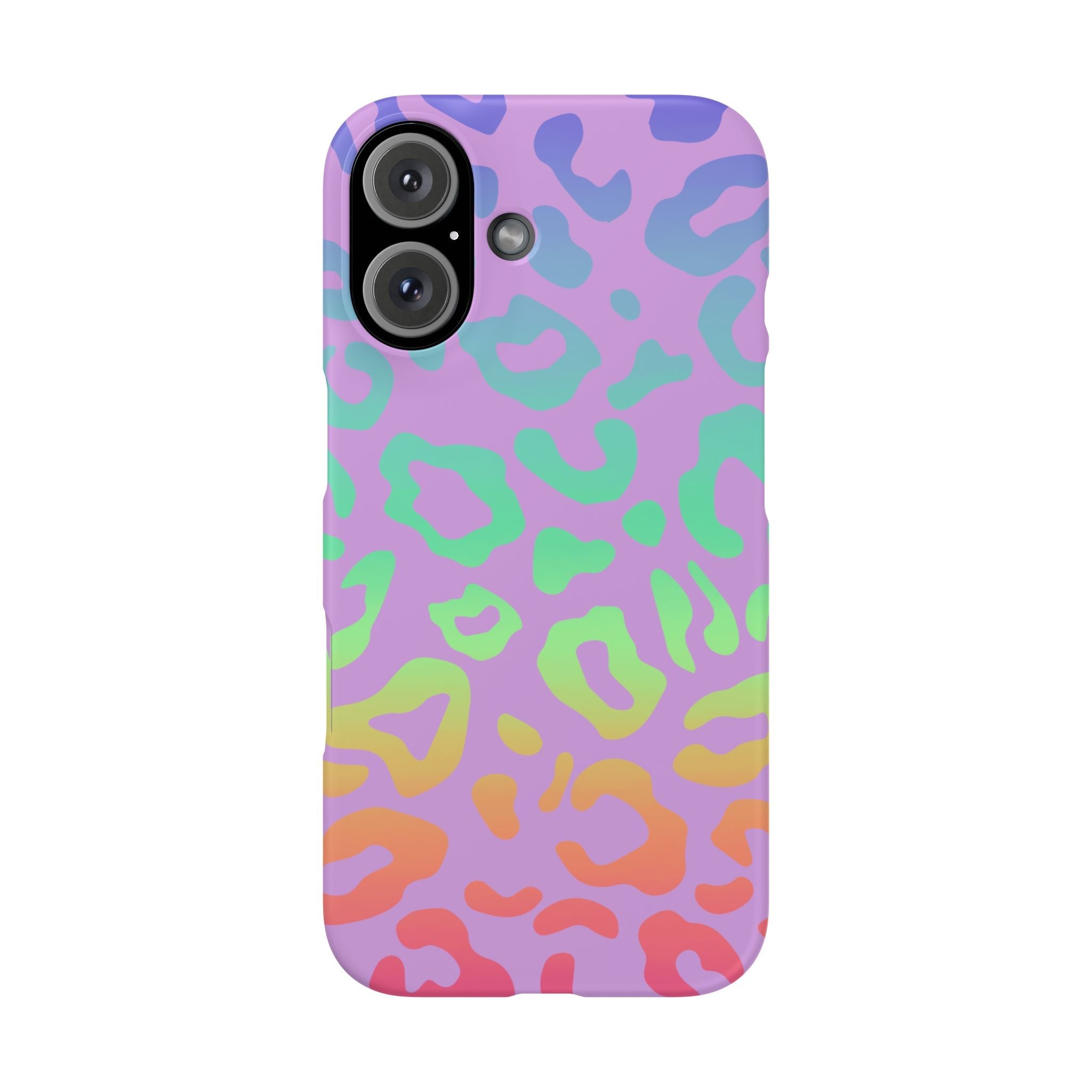 Bespattered Facade Rainbow Leopard Snap Case