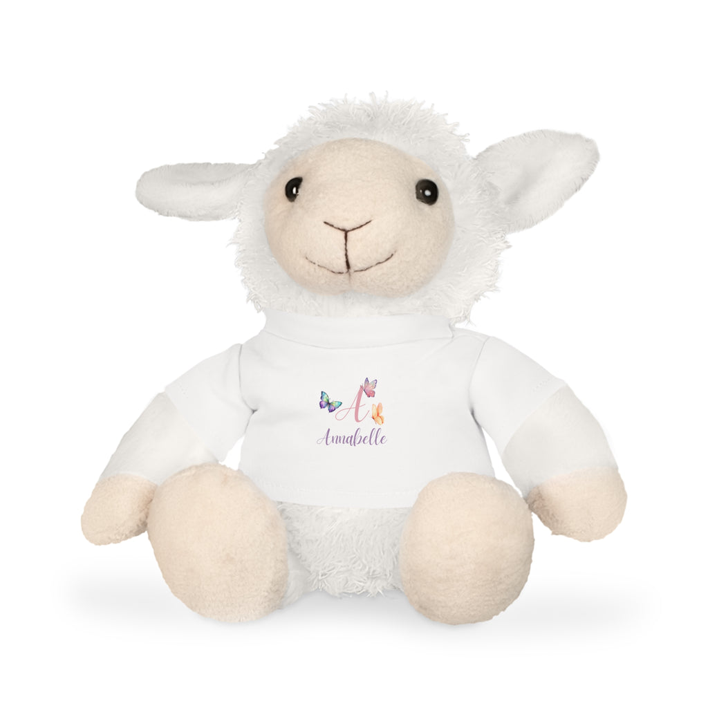 Personalized stuffed animal- Butterfly with initial