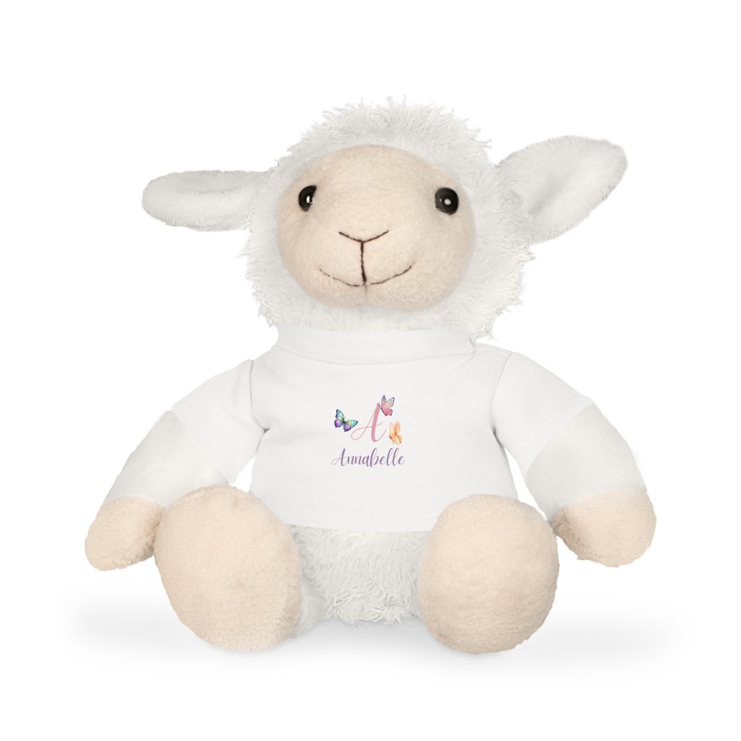 Personalized stuffed animal- Butterfly with initial