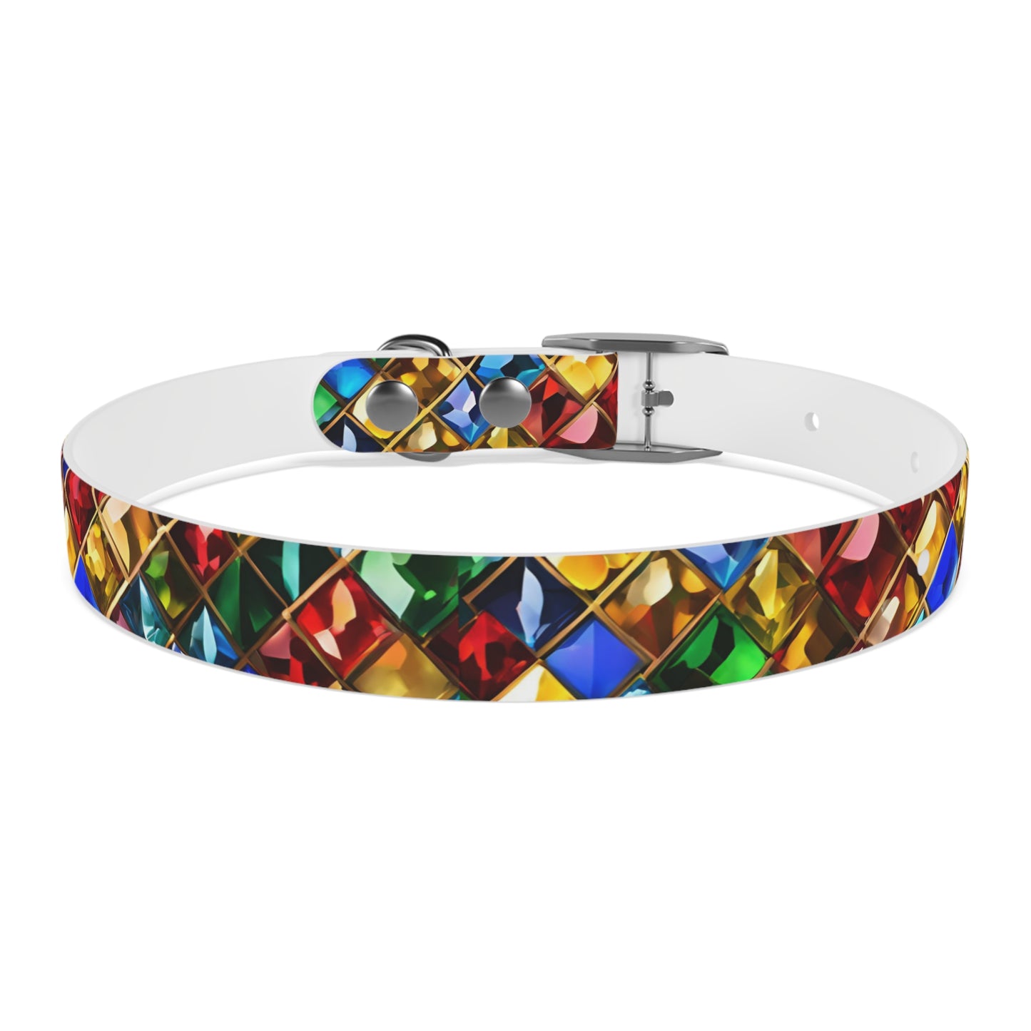 Collier pour chien à imprimé bijou