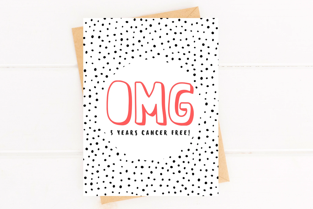 5 Year Cancer Survivor Card by Five Dot Post