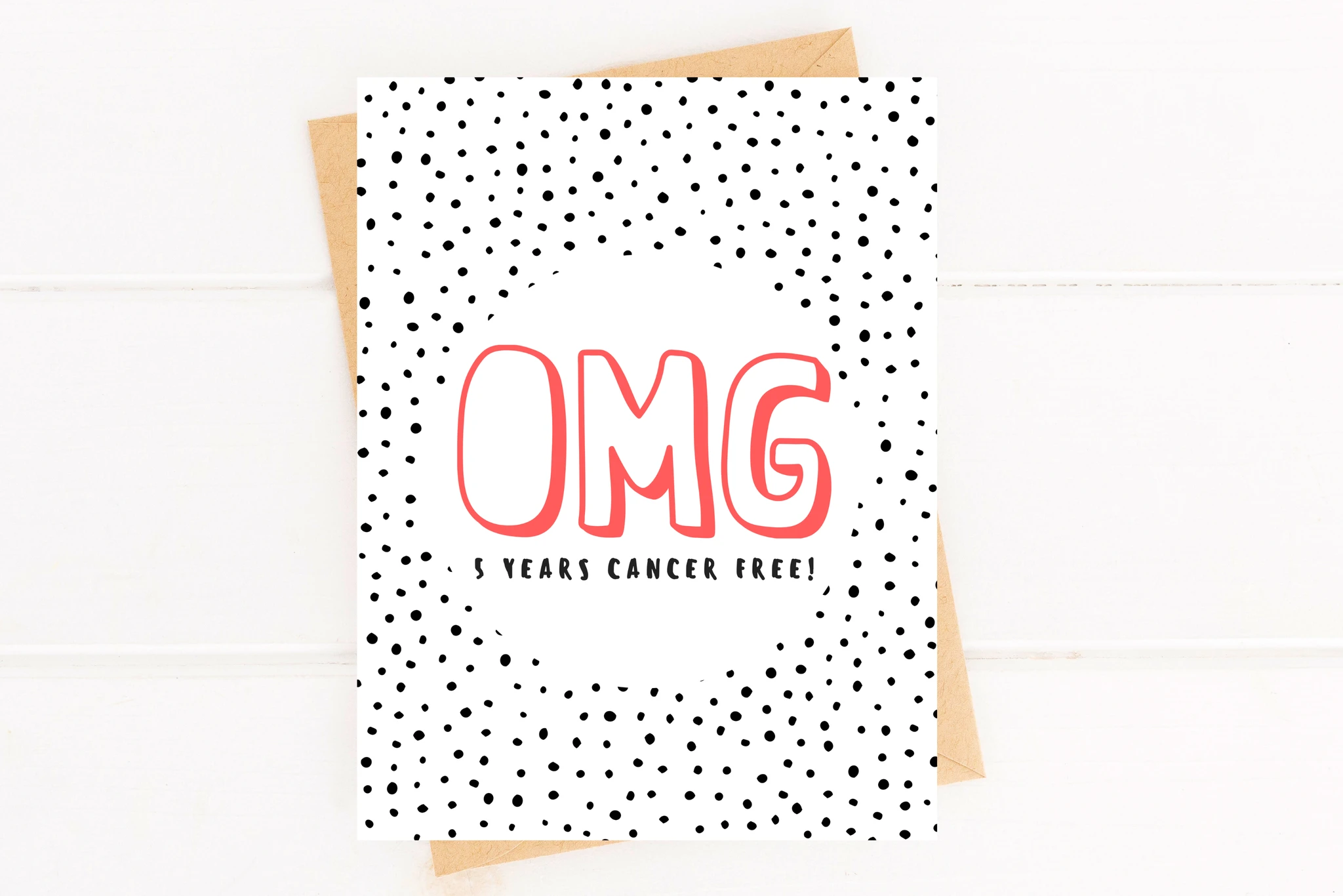 5 Year Cancer Survivor Card by Five Dot Post