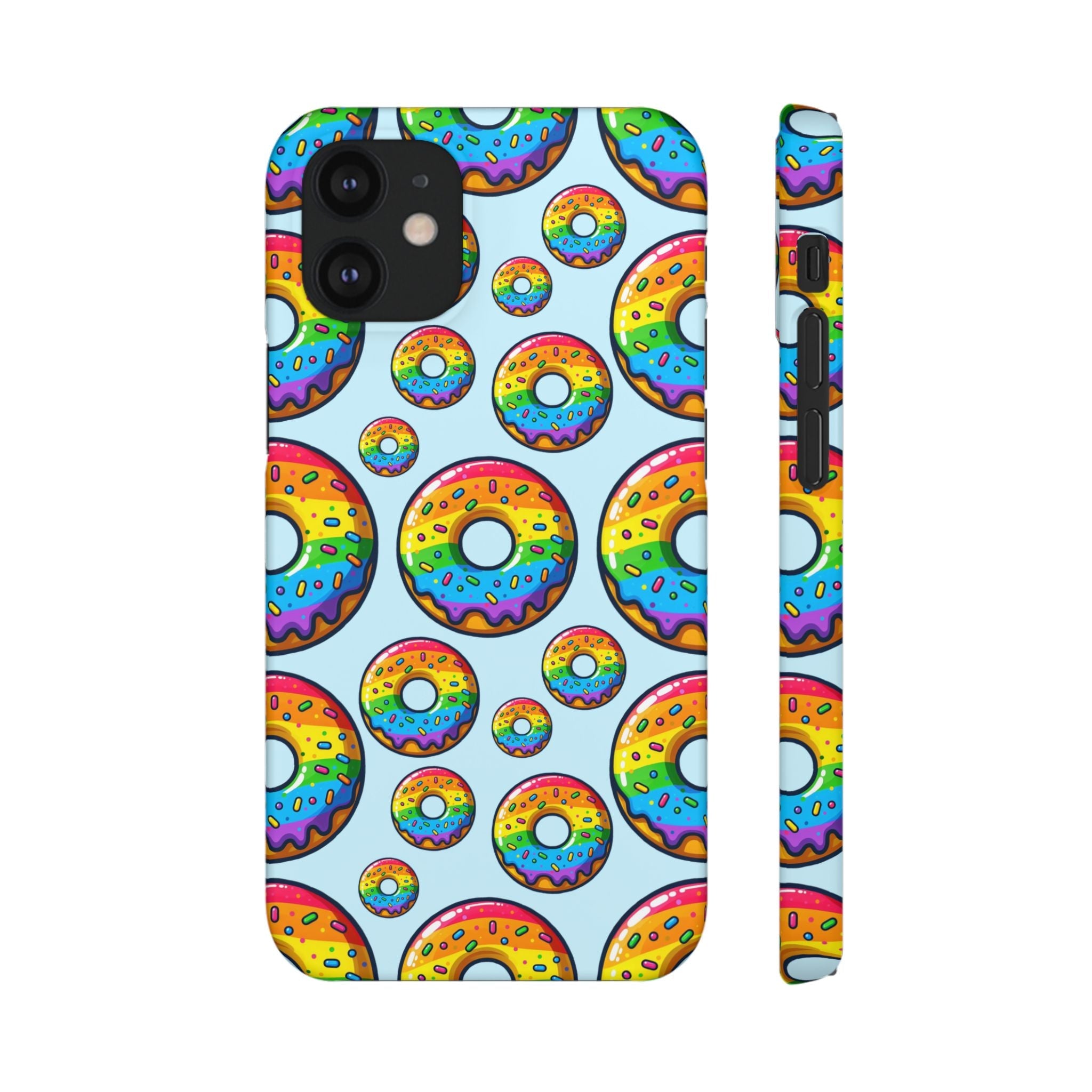 Bespattered Facade Rainbow Sprinkle Donut Snap Case