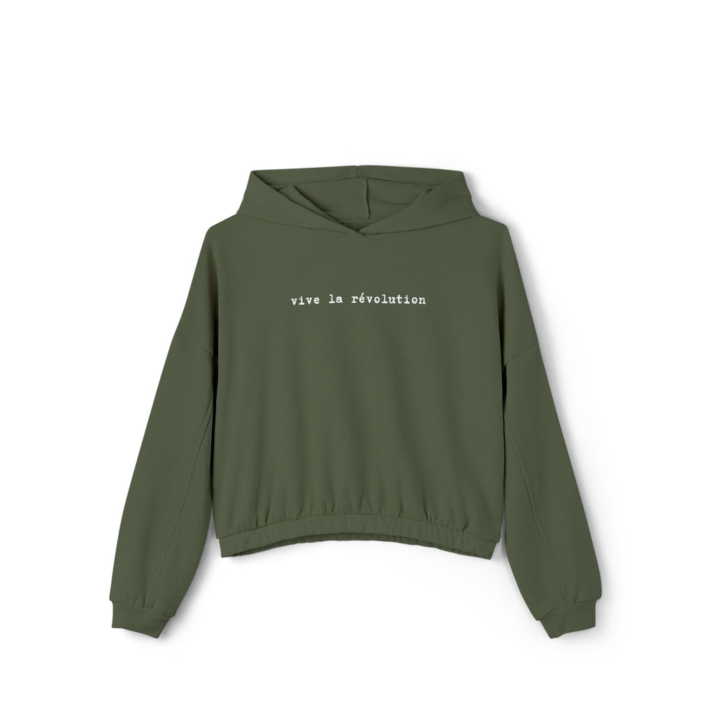 Vive La Révolution Cinched Bottom Hoodie