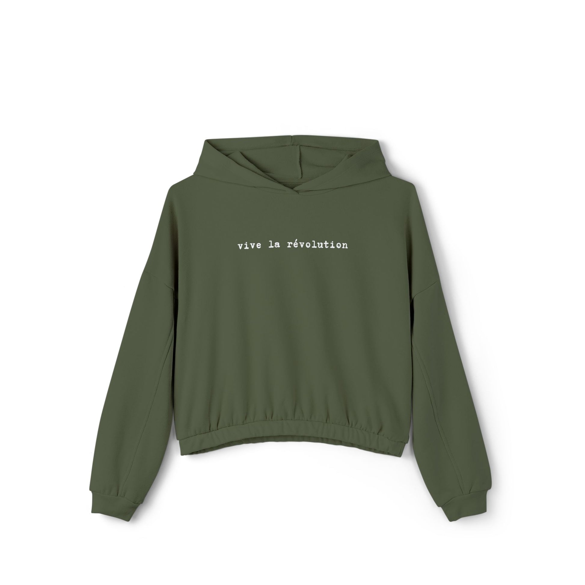 Vive La Révolution Cinched Bottom Hoodie