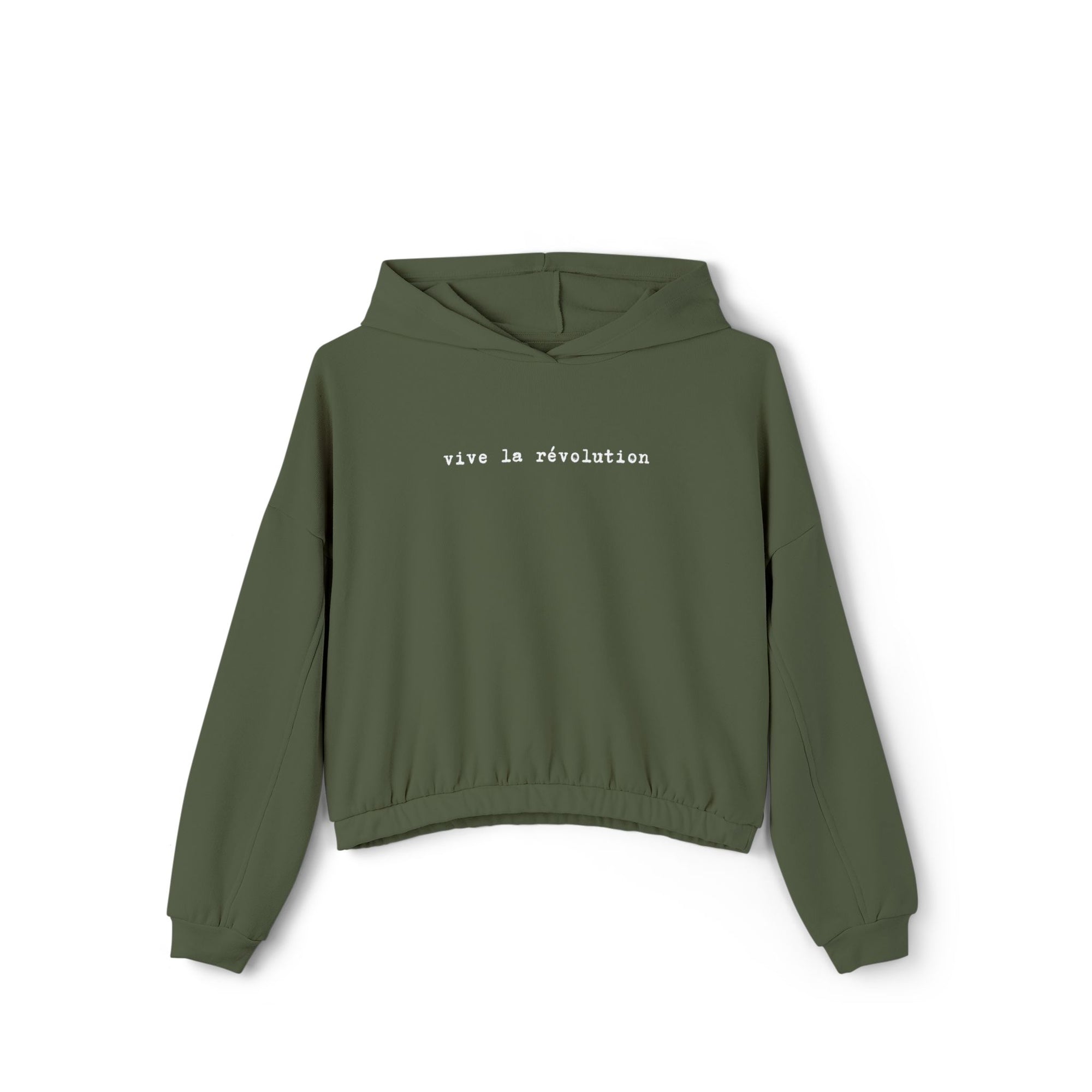 Vive La Révolution Cinched Bottom Hoodie