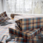 Plaid Gift Wrap Paper - Old School Design