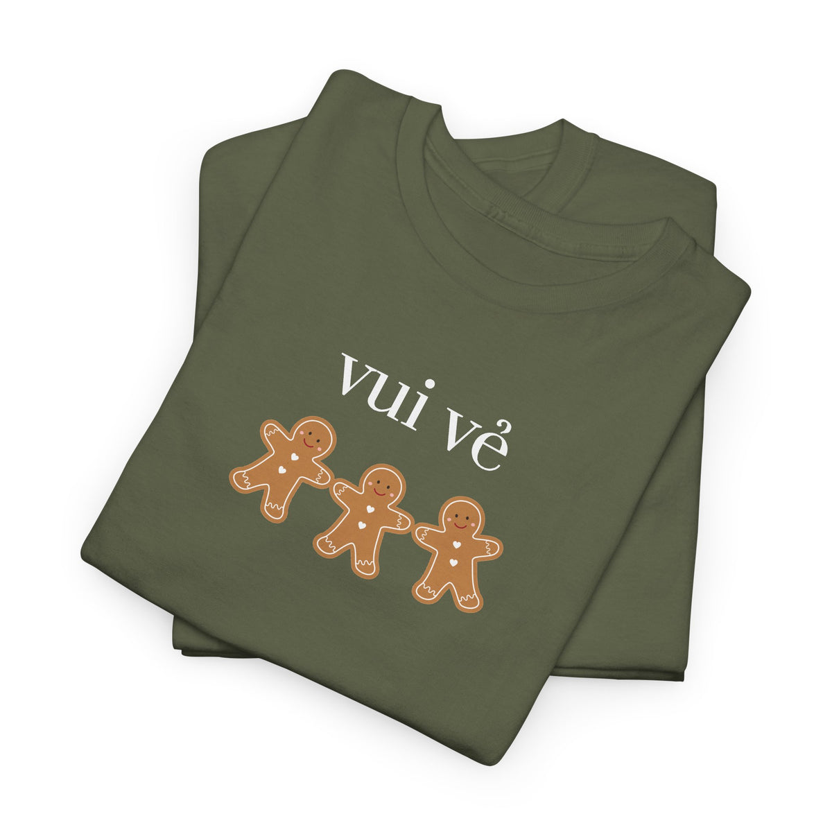 Vui Vẻ Vietnamese Gingerbread buddies adult Tee
