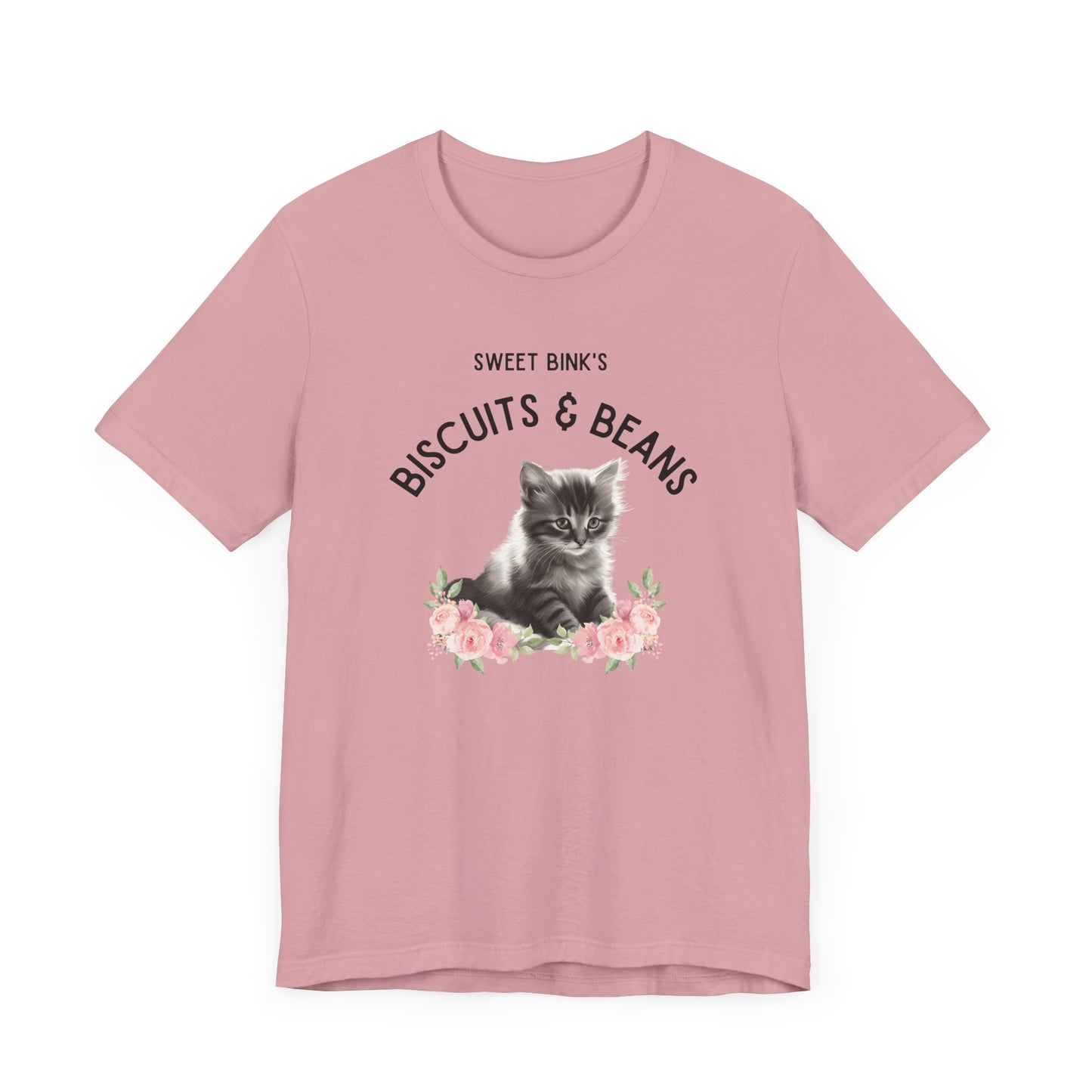 Sweet Bink's Biscuits and Beans cat tee