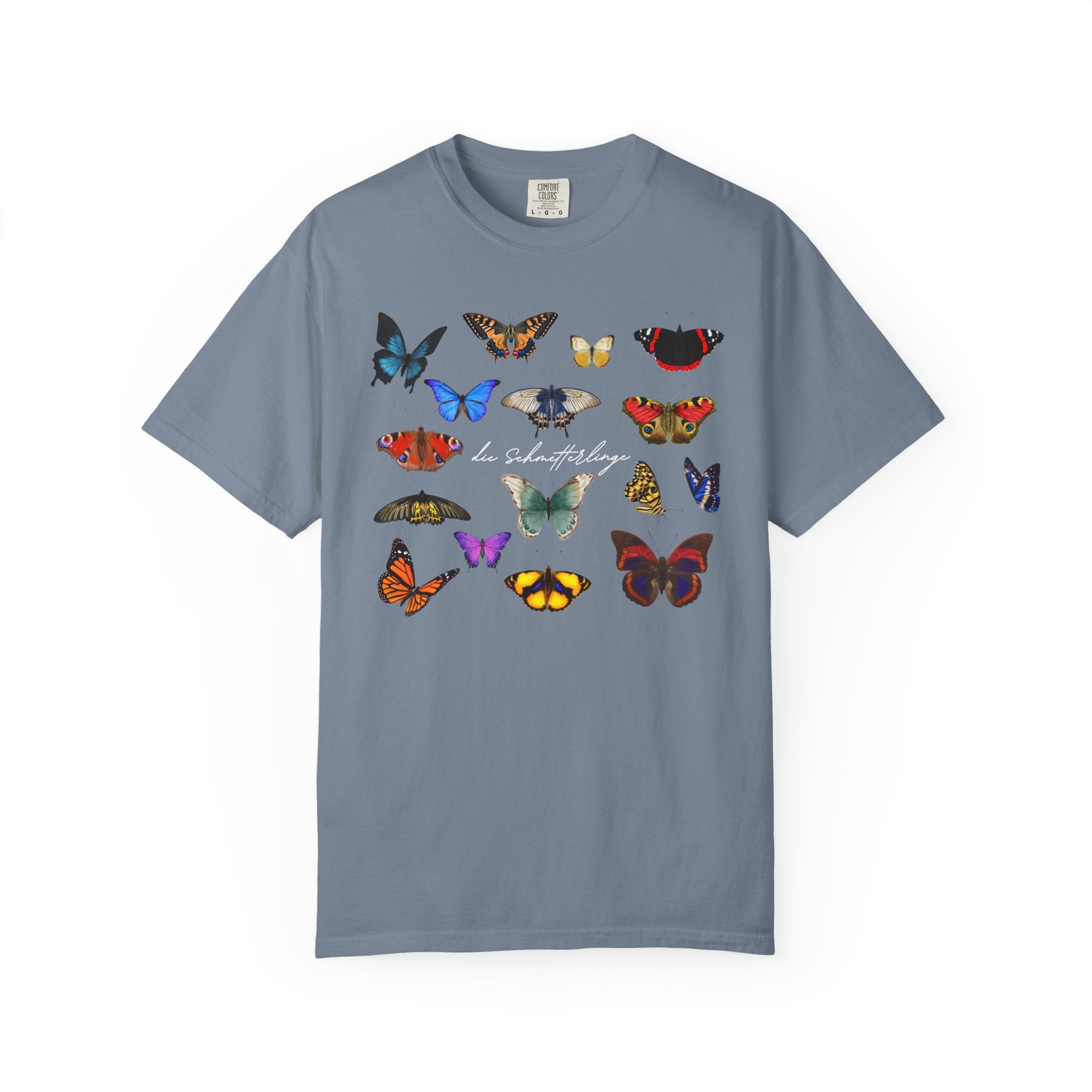 German 'die Schmetterlinge' Butterflies T-Shirt, Comfort Colors, gift for German speaker