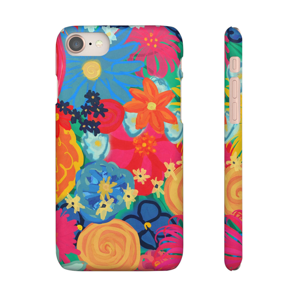 Bespattered Facade Bold Florals Snap Case