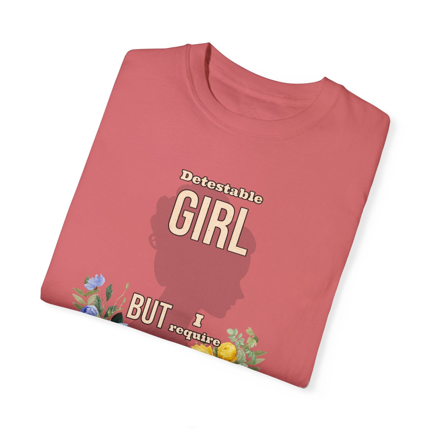 Detestable Girl but I require tea Oscar Wilde Quote T-Shirt, Importance of Being Earnest