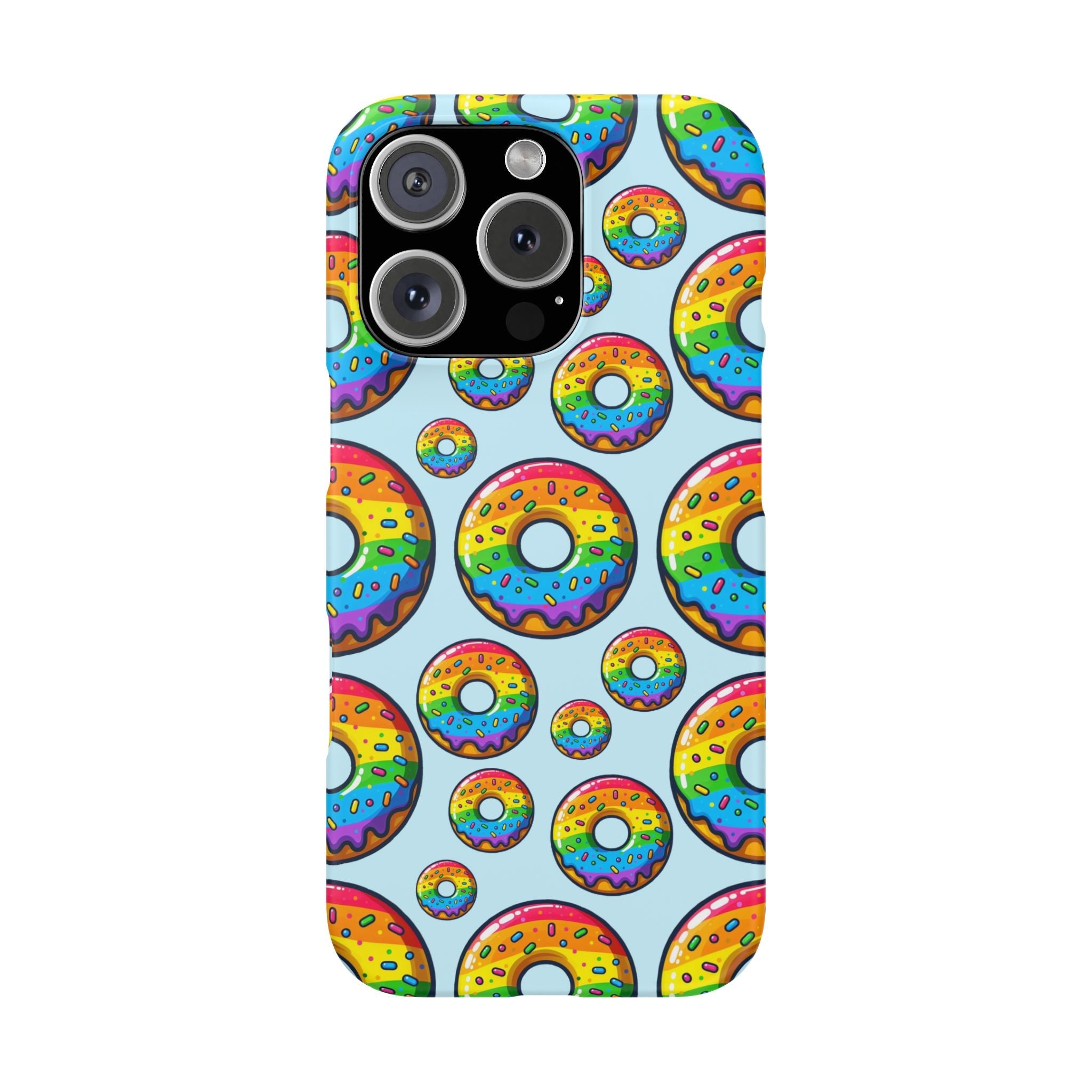Bespattered Facade Rainbow Sprinkle Donut Snap Case