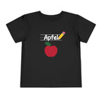Apfel Toddler Short Sleeve Tee by Printify