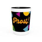 Prost! German Shot Glass, Retro Geometric Party Design by Printify