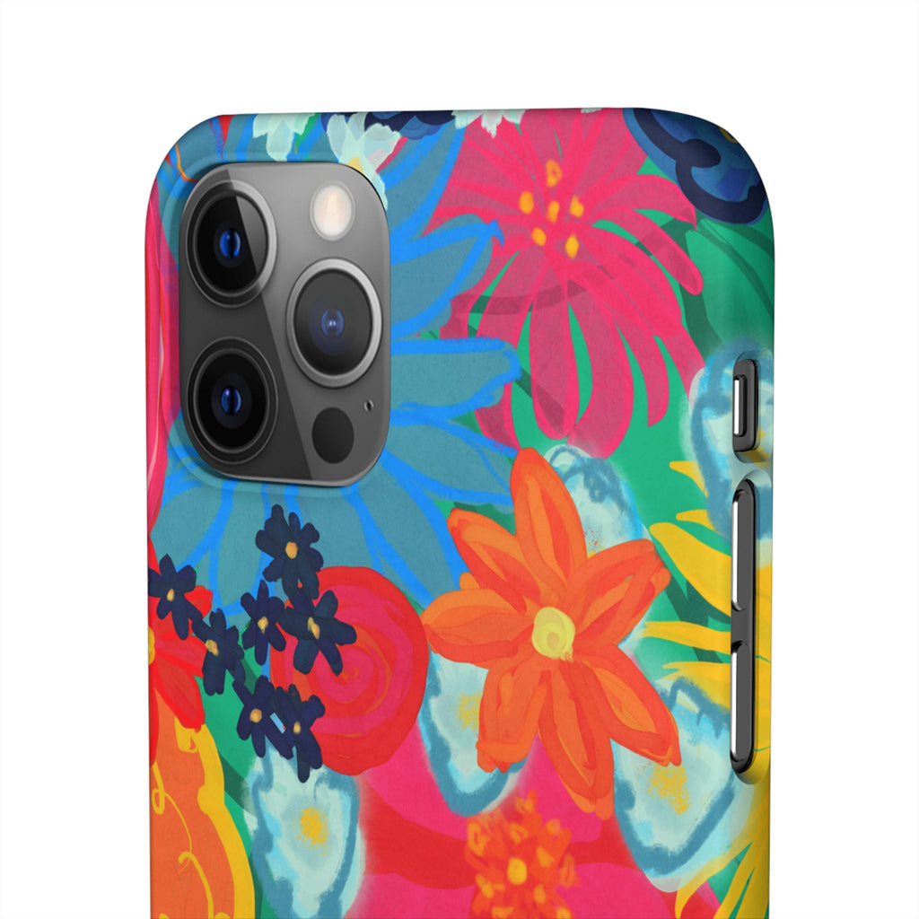 Bespattered Facade Bold Florals Snap Case