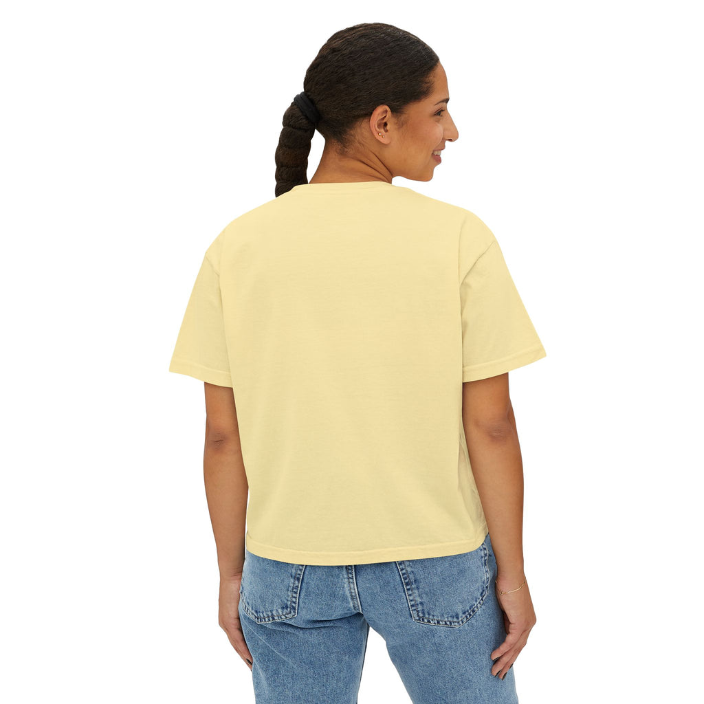 Auf Deutsch bitte Boxy Tee, German Phrase Shirt, Cropped White Tee