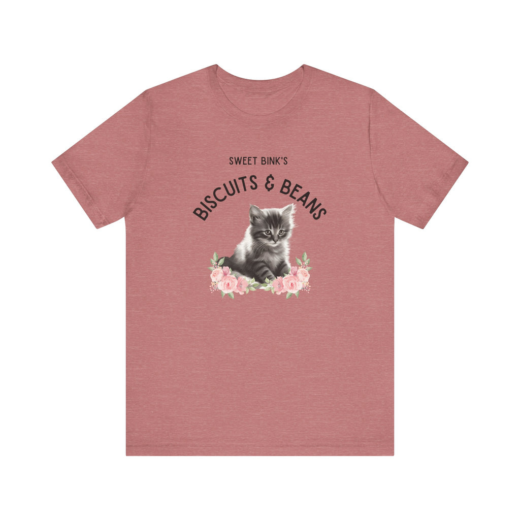 Sweet Bink's Biscuits and Beans cat tee