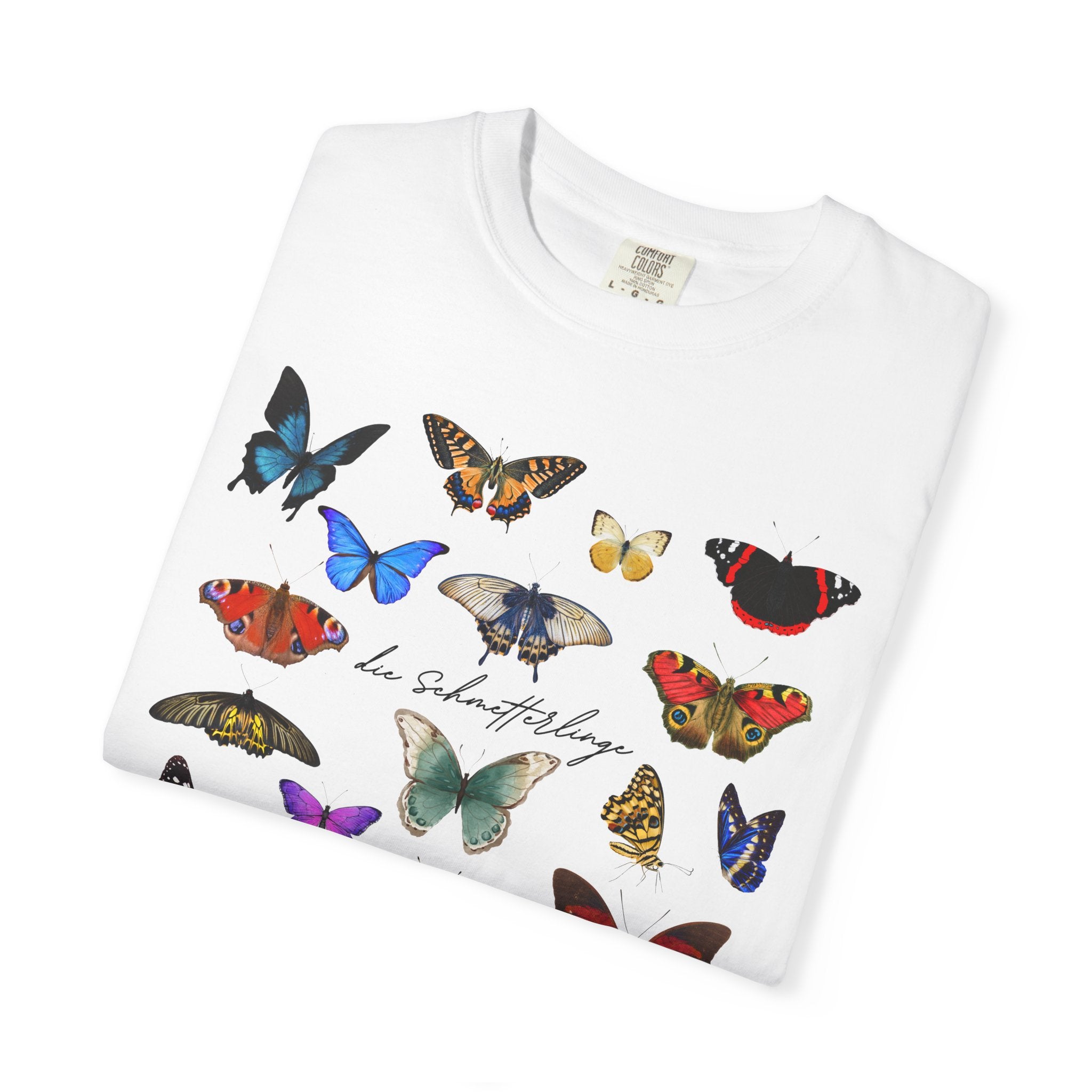 German 'die Schmetterlinge' Butterflies T-Shirt, Comfort Colors, gift for German speaker
