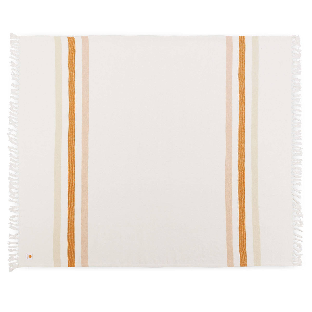 Oceanside Sunset Stripe Cotton Beach Blanket by Beach State