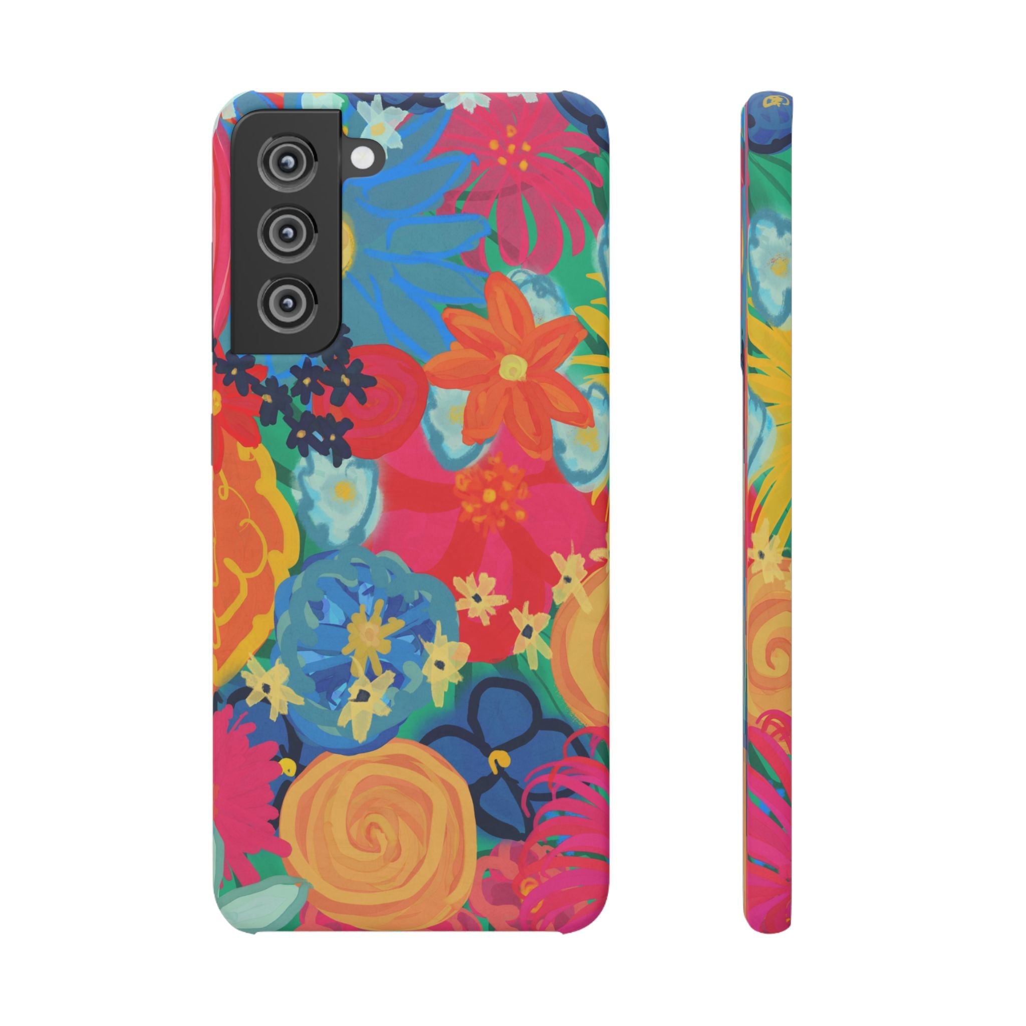 Bespattered Facade Bold Florals Snap Case