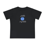 Petite Myrtille French Baby T-Shirt Cute Blueberry Graphic — Infant Short Sleeve Tee