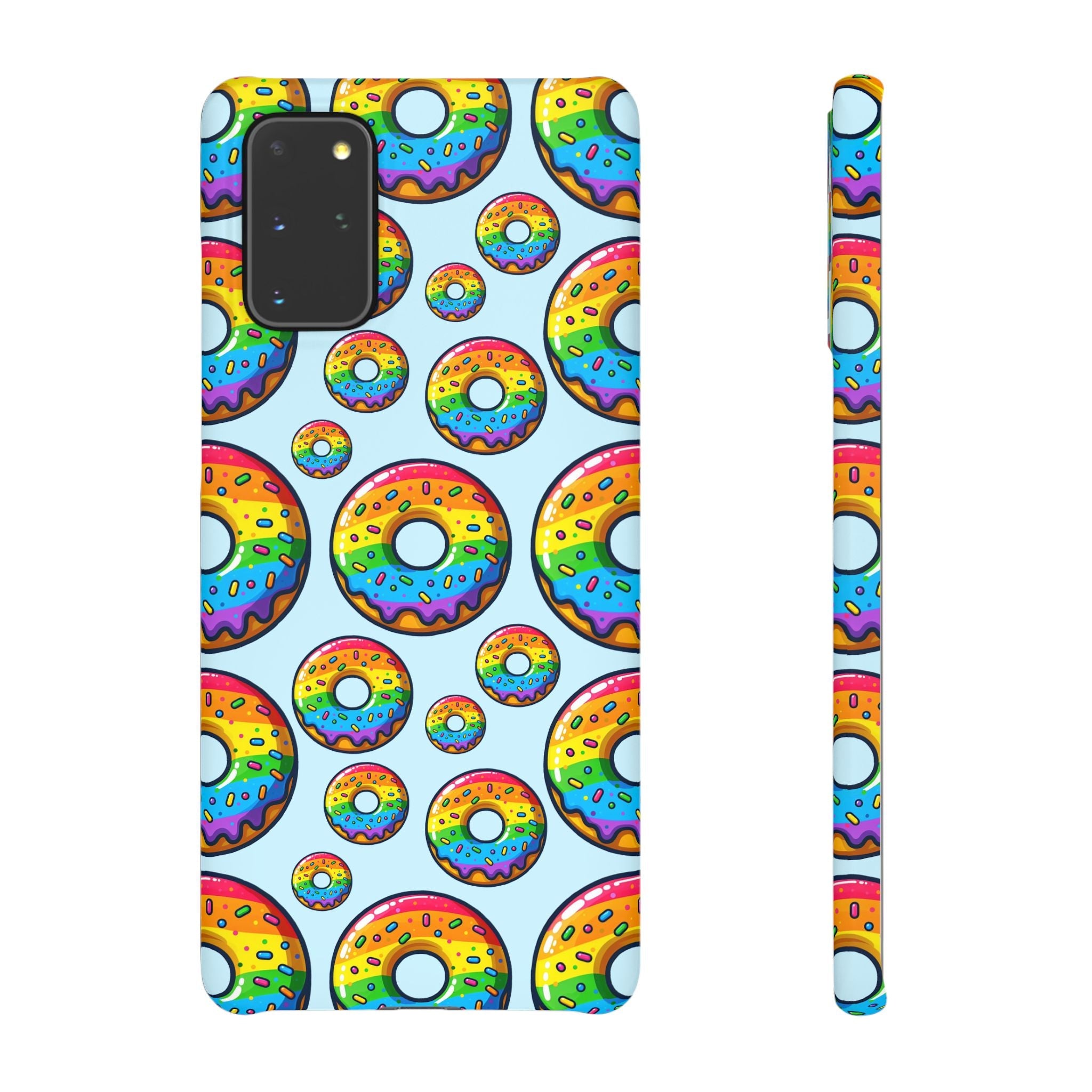 Bespattered Facade Rainbow Sprinkle Donut Snap Case