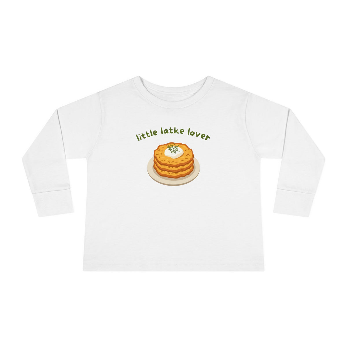 Little Latke Lover Potato Pancake Long Sleeve Tee