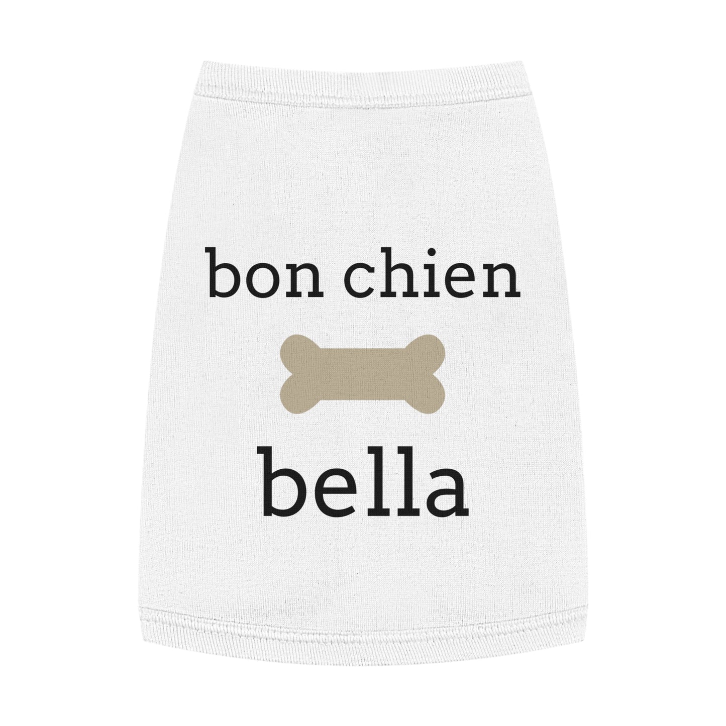 Anpassbares Hundeshirt - Bon chien (Guter Hund)