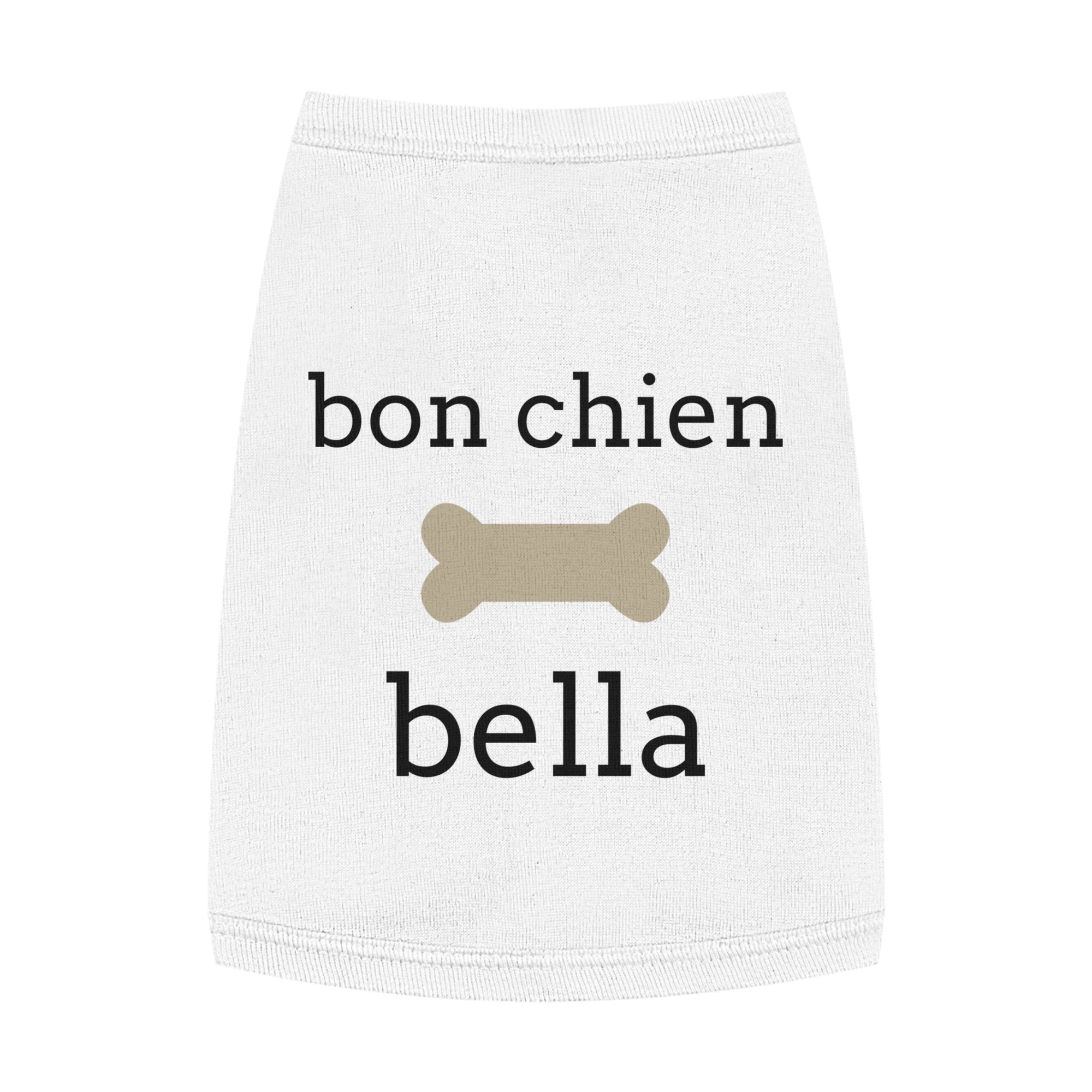 Customizable dog shirt - Bon chien (Good dog)