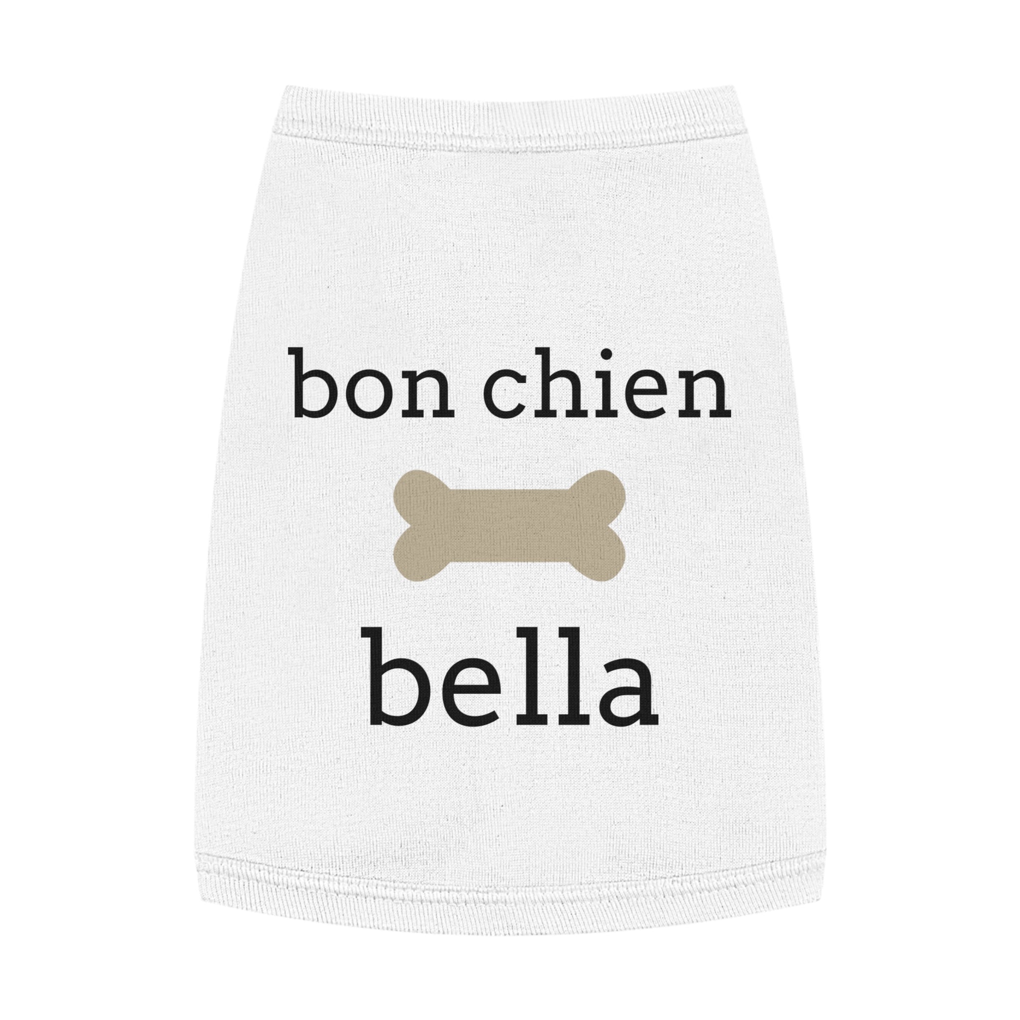 Customizable dog shirt - Bon chien (Good dog)