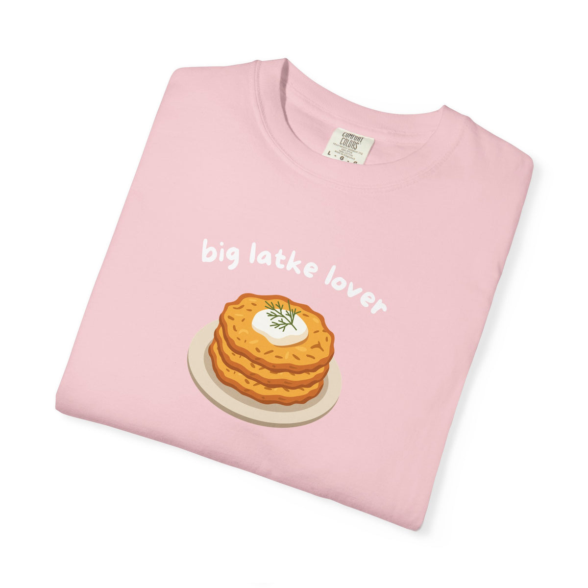 Big Latke Lover Potato Pancake Illustration T-Shirt