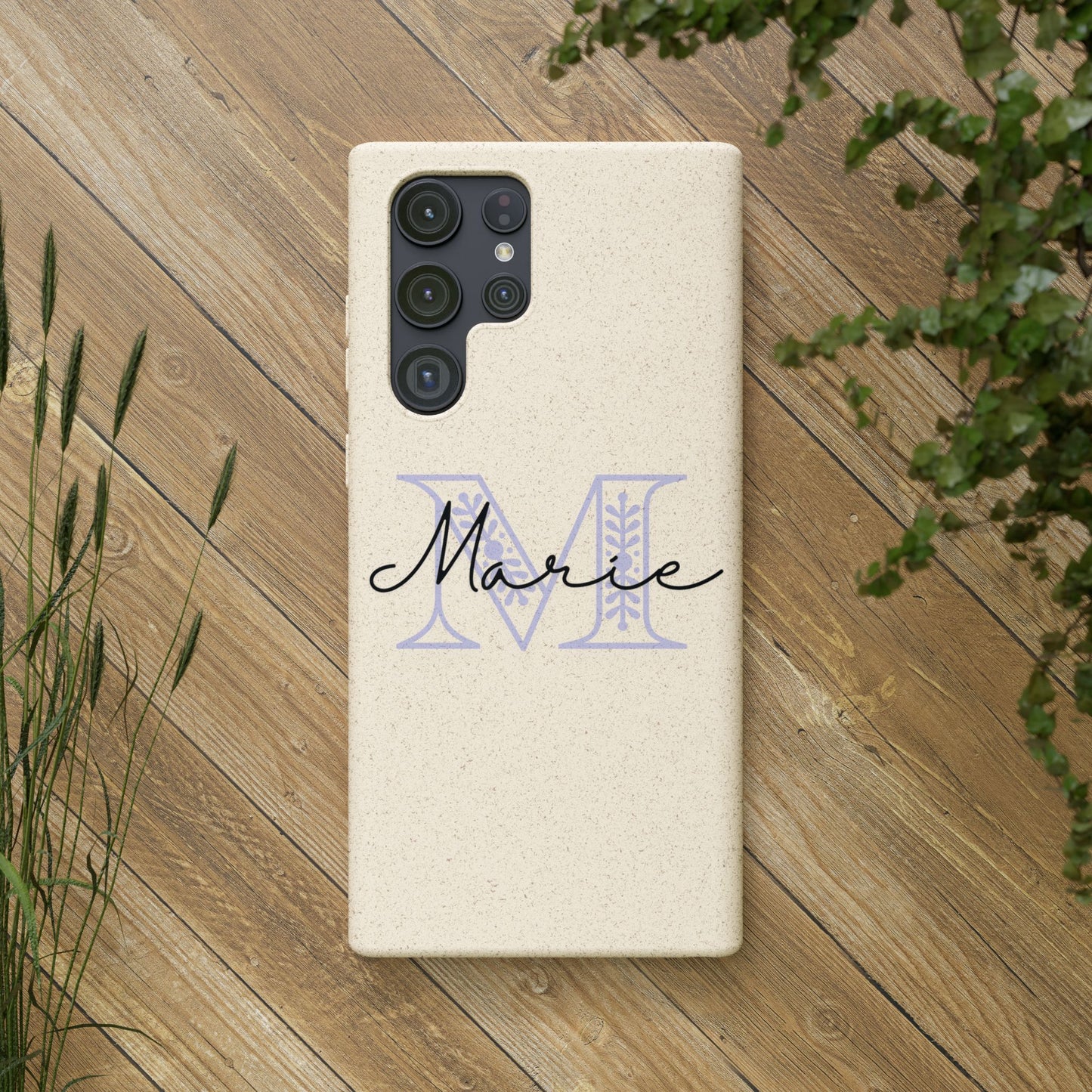 Eco-friendly monogrammed Phone case