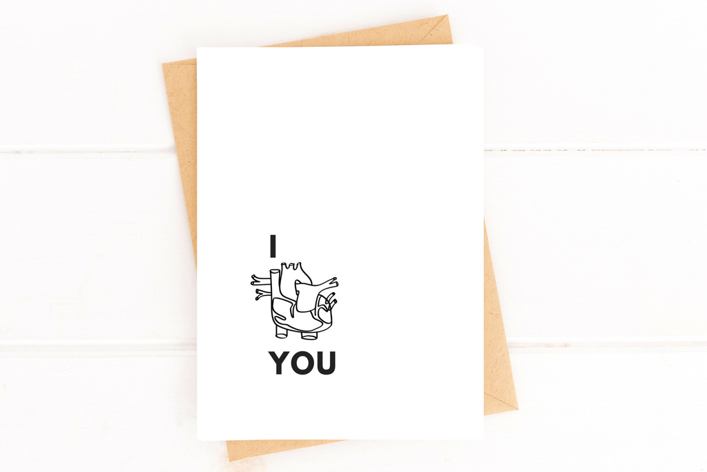 I Love You (Anatomical Heart) - Valentine's Day, Love