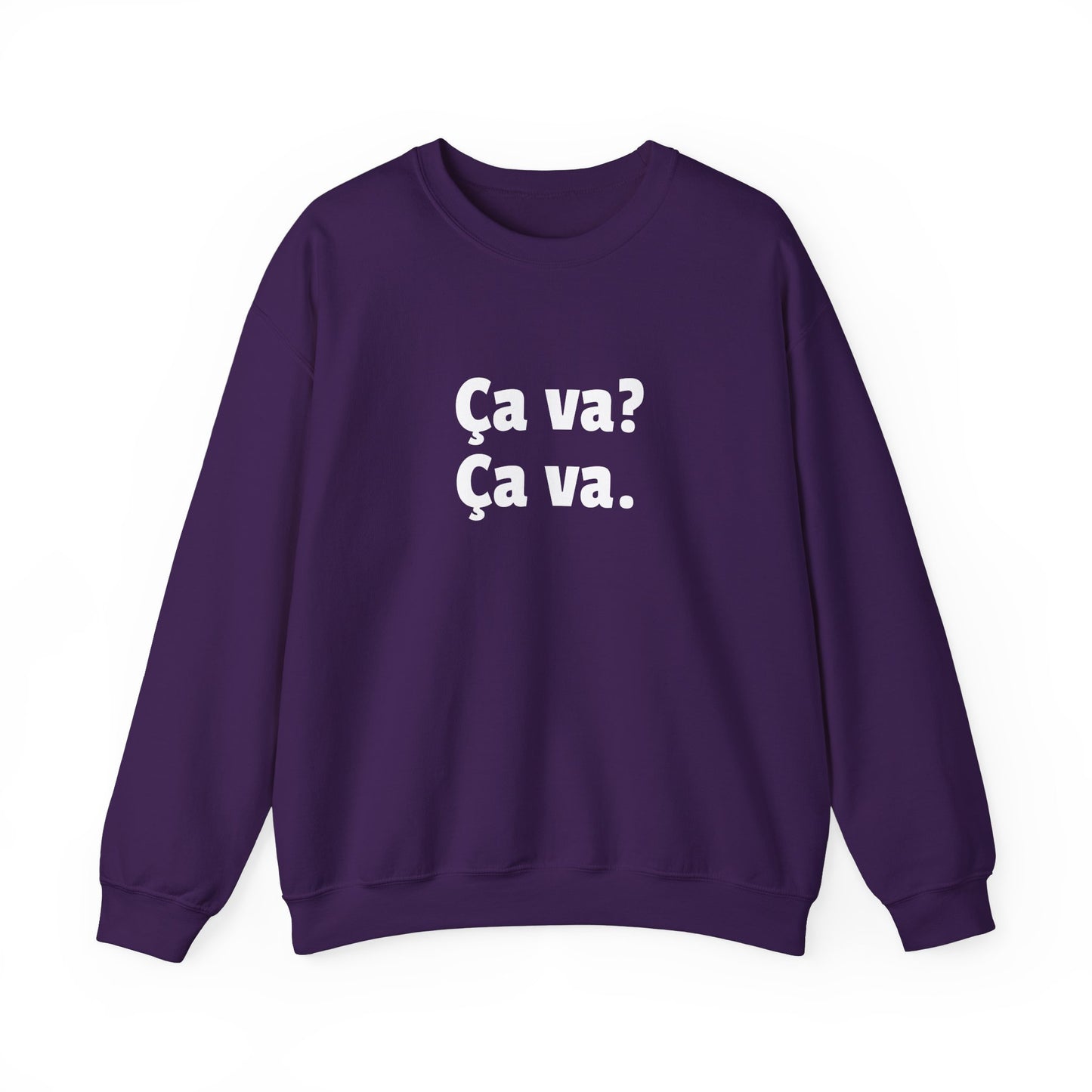 Ca va? Ca va. Unisex Crewneck Sweatshirt