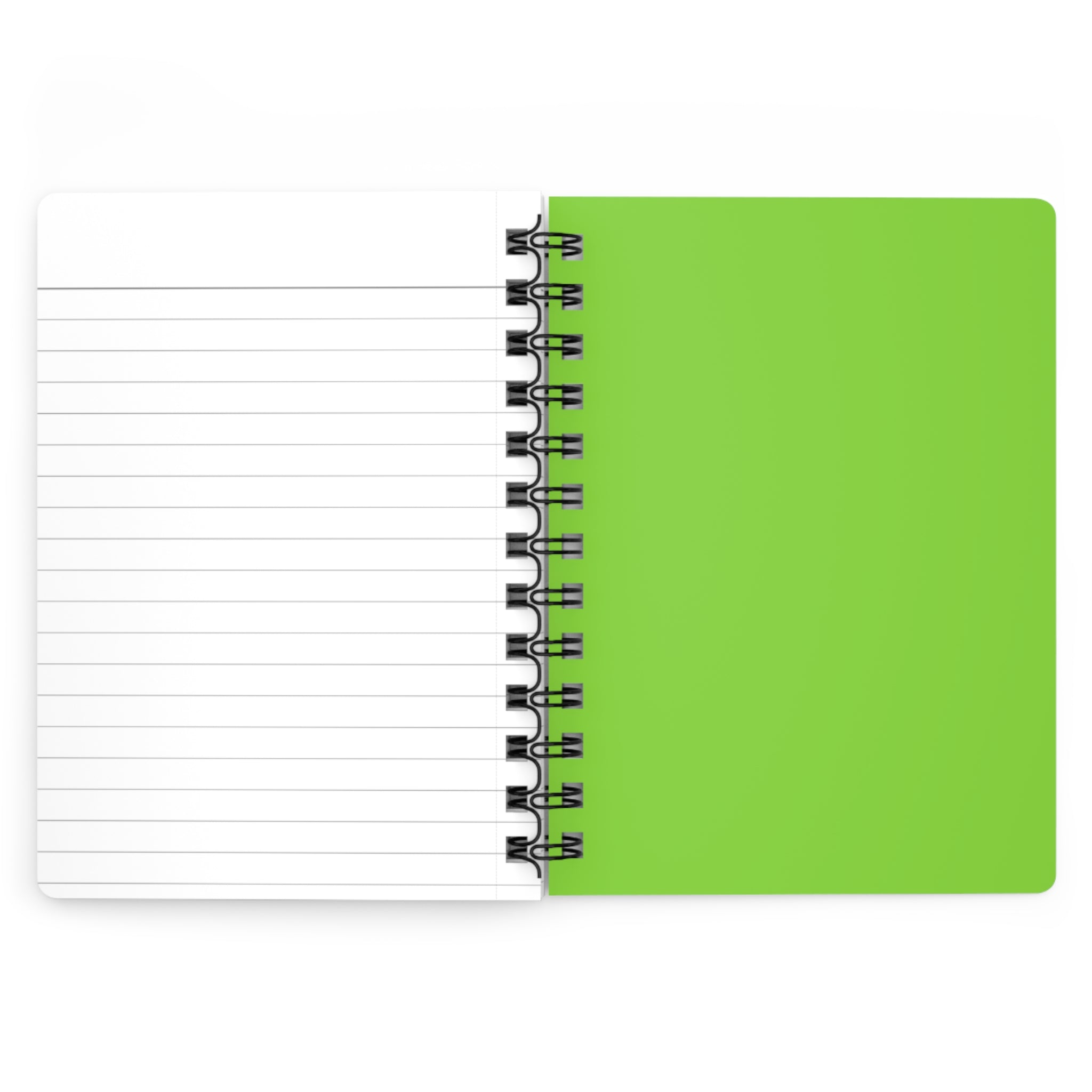 “はい、お願いします!” (yes, please!) colorful soft serve lined Spiral Notebook, Kawaii Rainbow Ice Cream with Japanese Text