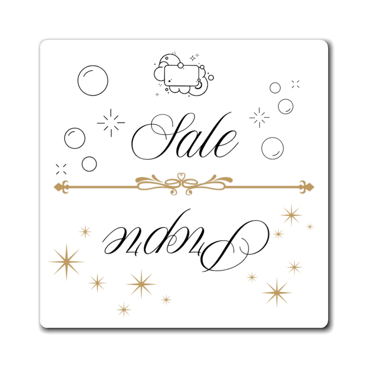 French Dirty and Clean Dishwasher Magnet, French Sale et Propre Status Magnet