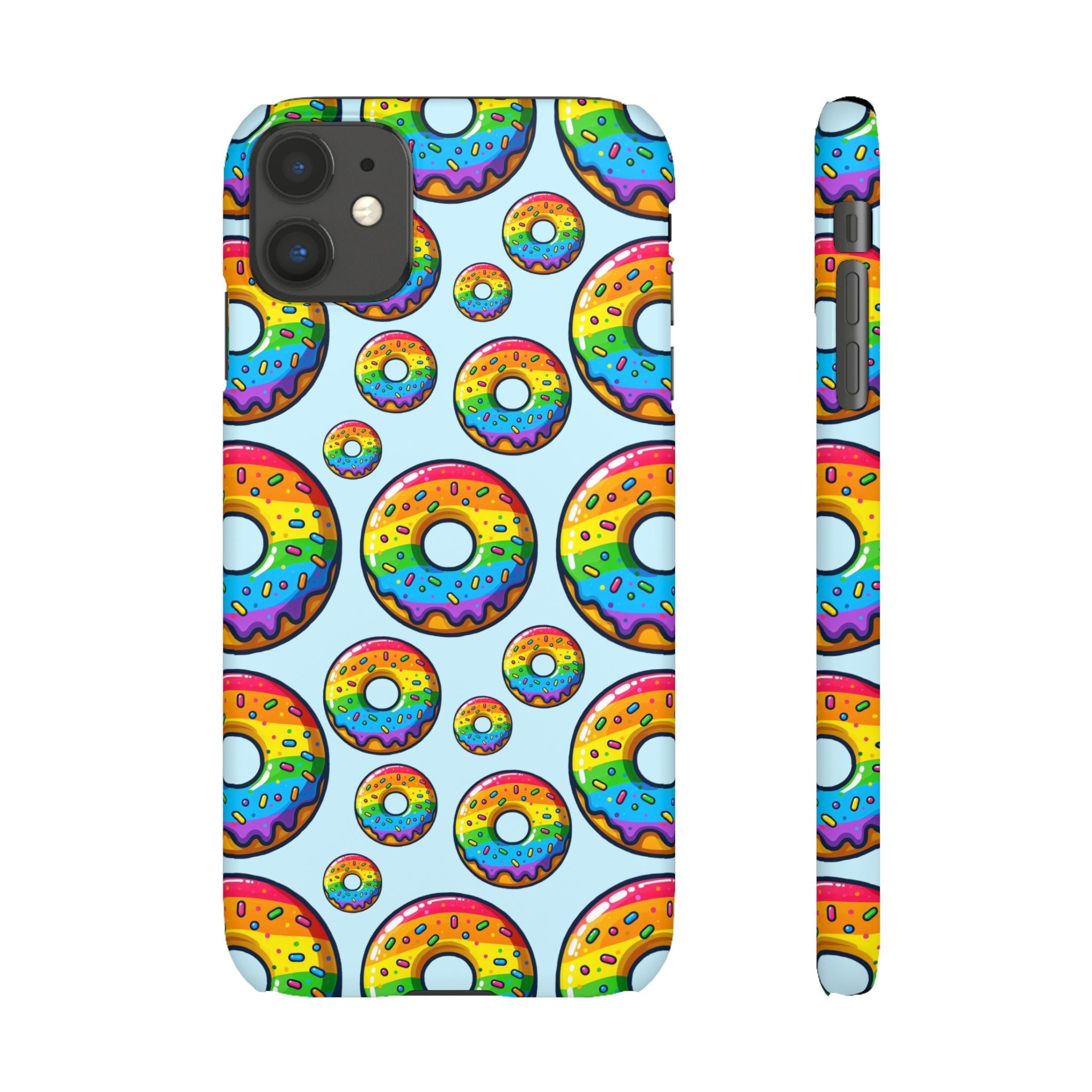 Bespattered Facade Rainbow Sprinkle Donut Snap Case