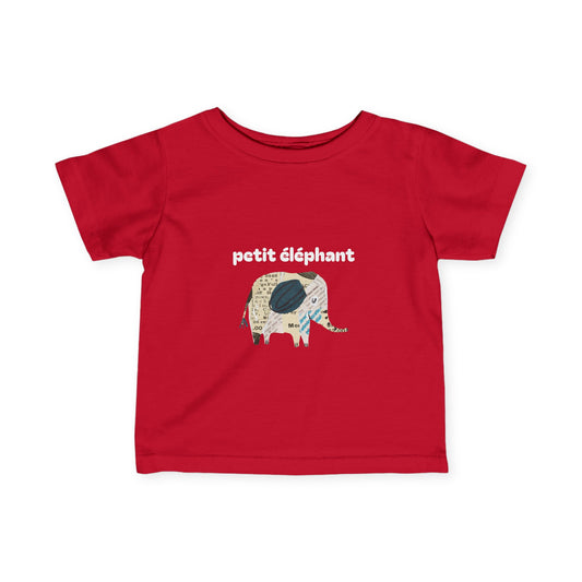 Petit éléphant Infant Fine Jersey toddler Tee