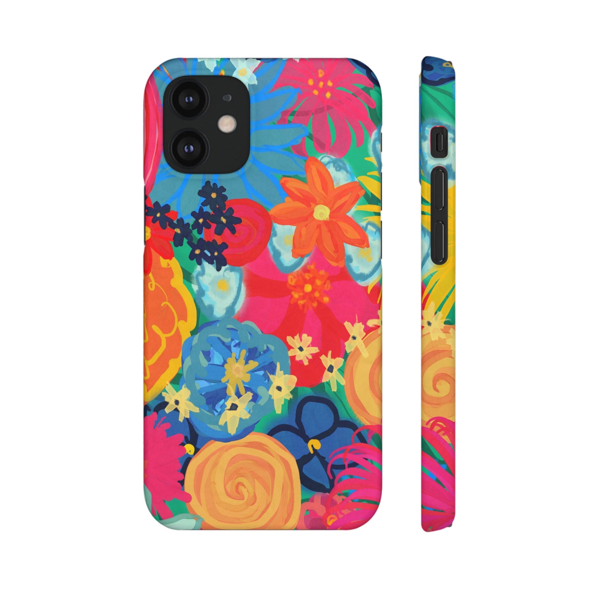 Bespattered Facade Bold Florals Snap Case