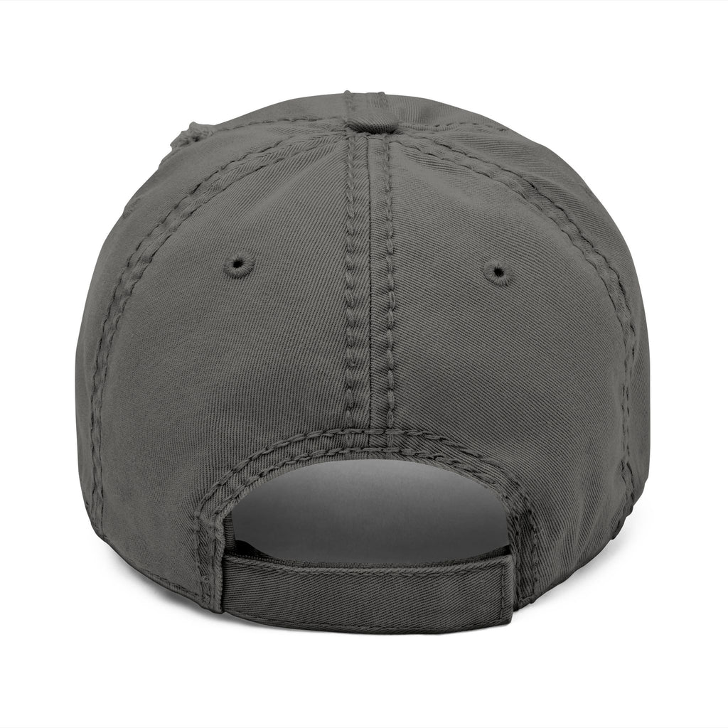 Nein. Embroidered Distressed Dad Hat — Vintage German Humor Cap