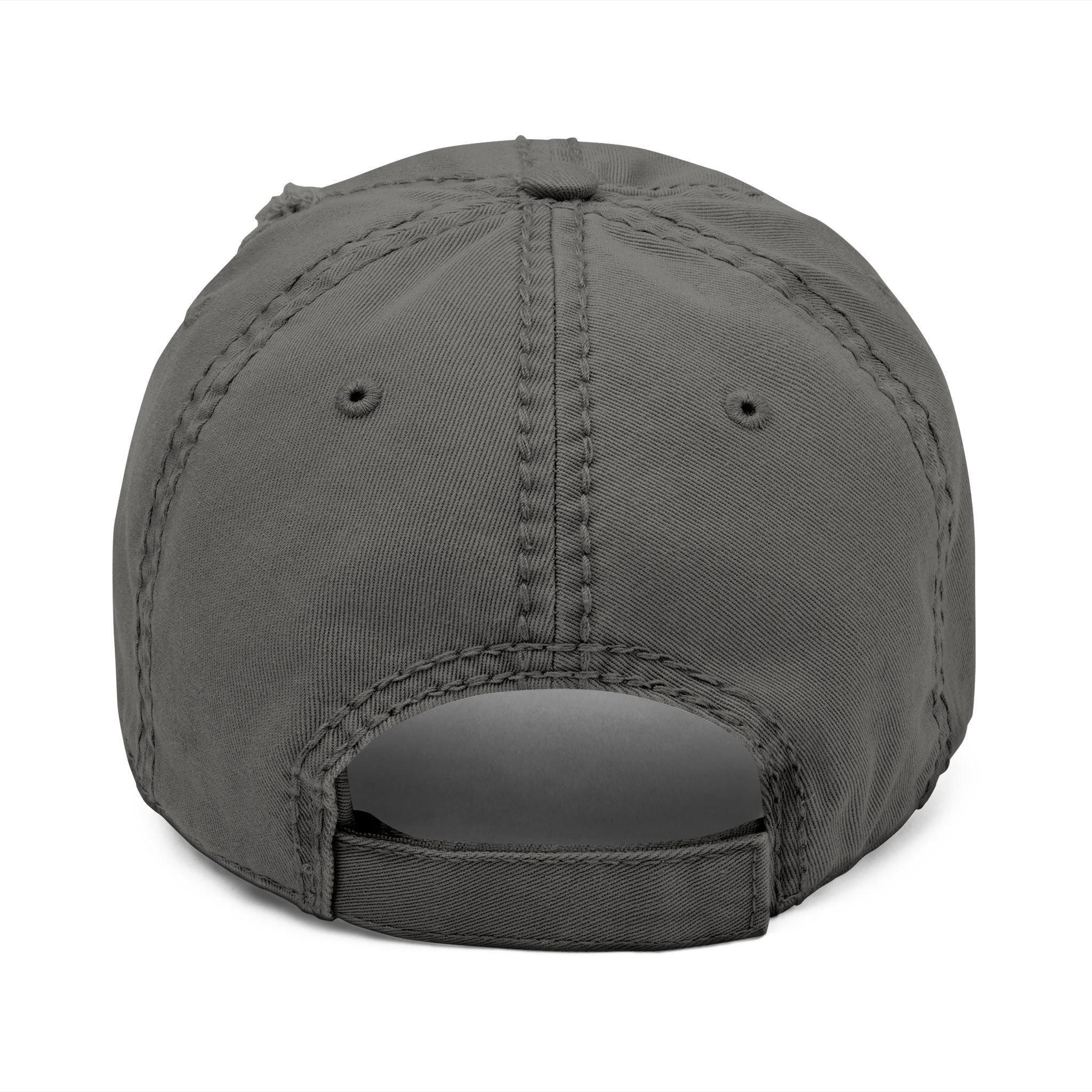 Nein. Embroidered Distressed Dad Hat — Vintage German Humor Cap
