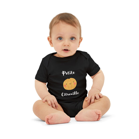 Petite Citrouille (little pumpkin) Infant Jersey Onesie