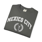 Mexico City Vintage Tee — Laurel Crest with Monumento a la Independencia Graphic T-Shirt