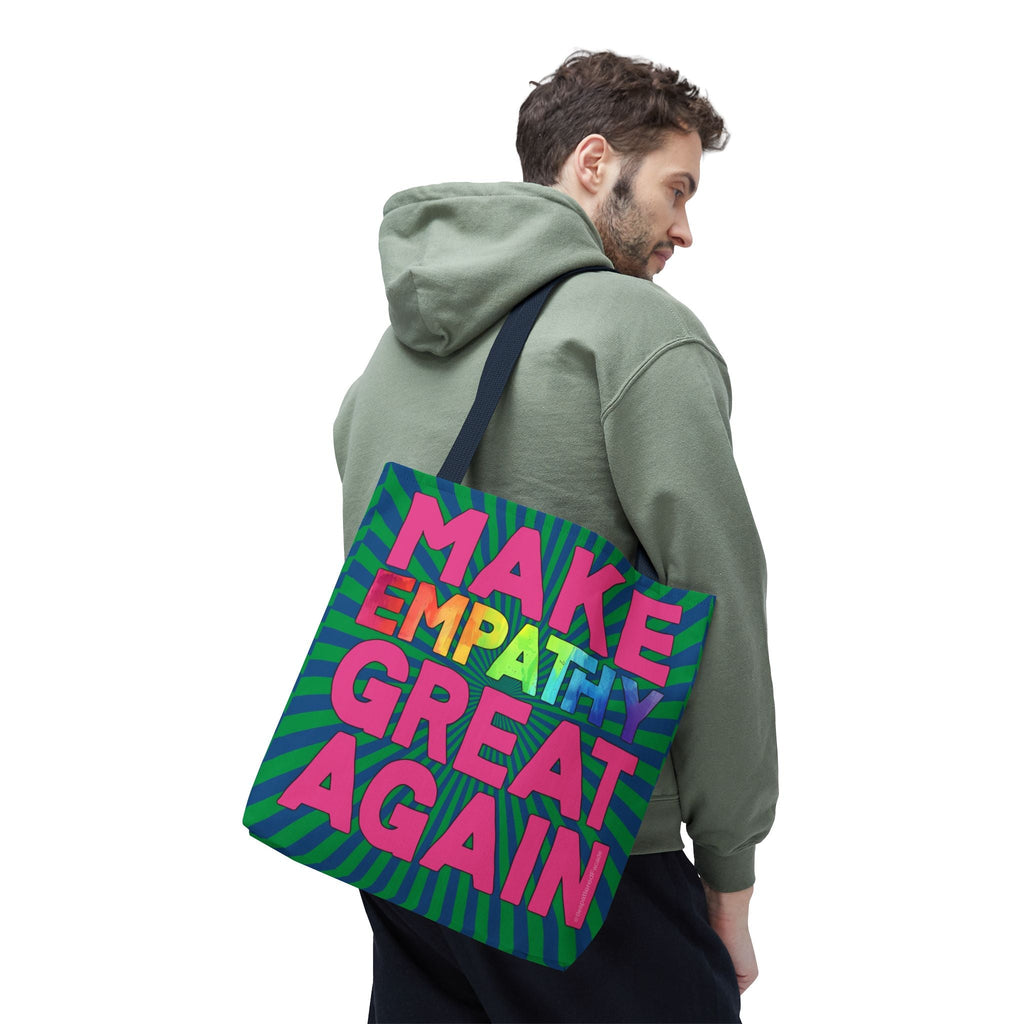 Bespattered Facade Make Empathy Great Again Eco-Friendly Carryall Tote Bag