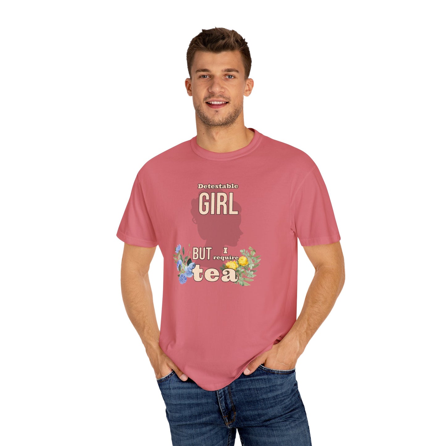 Detestable Girl but I require tea Oscar Wilde Quote T-Shirt, Importance of Being Earnest